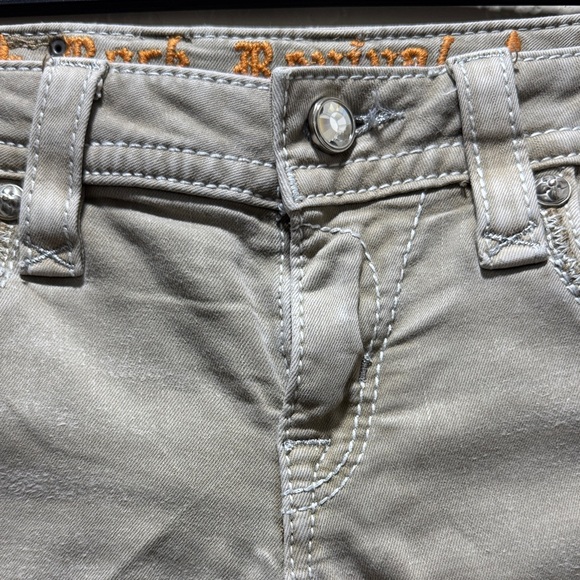 Rock Revival Women's Tan Straight Leg Jeans - Picture 3 of 10